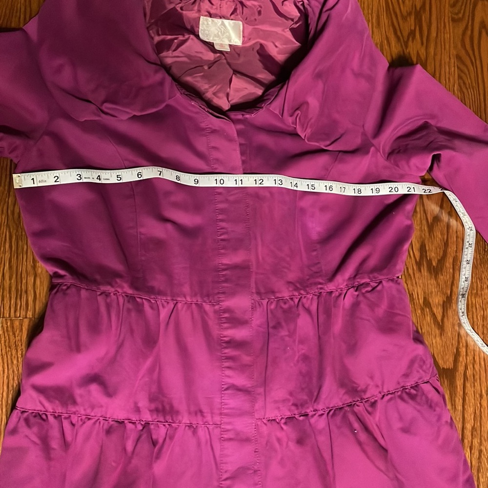 Xhilaration Women’s Cotton Fashion Coat statement collar size XL magenta color - Picture 11 of 13